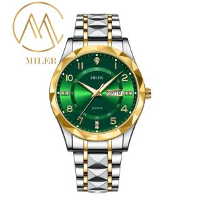 Classical Style Design Quartz Men's Watch with Waterproof Feature
