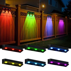 Quality IP65 Waterproof Solar LED Wall Lamp for Hotel Polysilicon Solar Panel White Light Warm Light Up and Down Light Source for sale