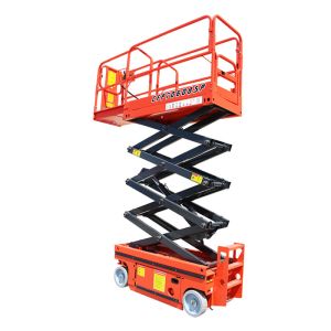 China 300kg Self Propelled Electric Scissor Lift OEM Mobile Scissor Lift Platform on sale