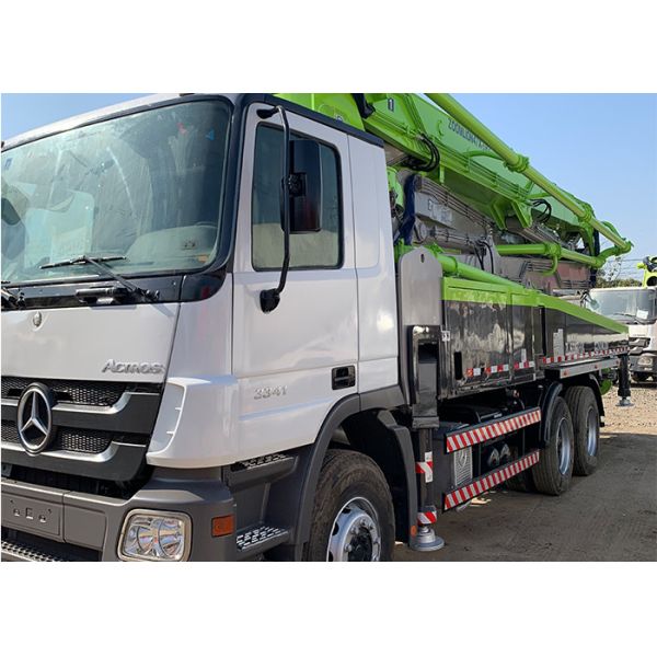 Buy Second Hand Truck Mounted Concrete Pump Beton Pumping Machine 47m at wholesale prices
