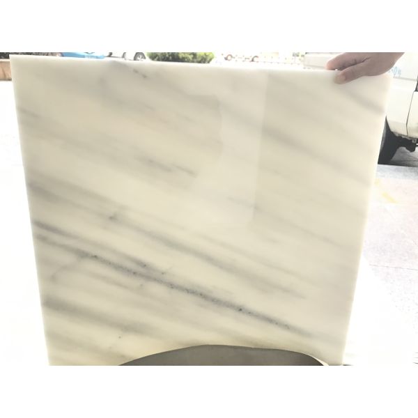 Buy Grey Veins Marble Backlit Pure White Jade Onyx Stone at wholesale prices