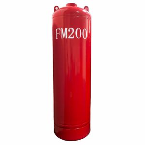 40-180L Capacity FM200 Cylinder In Red For Storing Extinguishing Agent