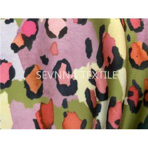 Oeko Tex Stretch Leggings Fabric Digital Leopard Printing Functional