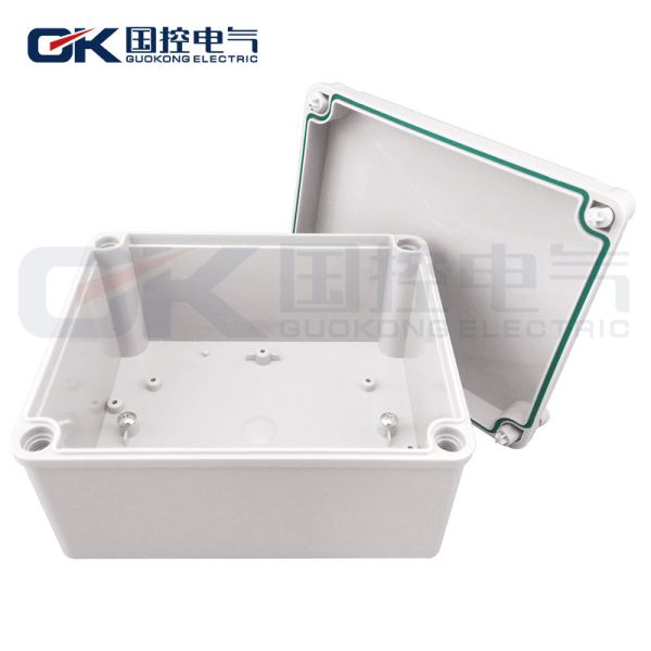 Buy Screws White ABS Junction Box Dustproof Performance With Polycarbonate Coating at wholesale prices