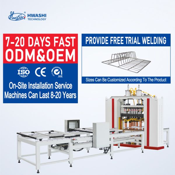 Adaptive Welding Technology Hwashi Automatic Multiple Head Wire Mesh Spot