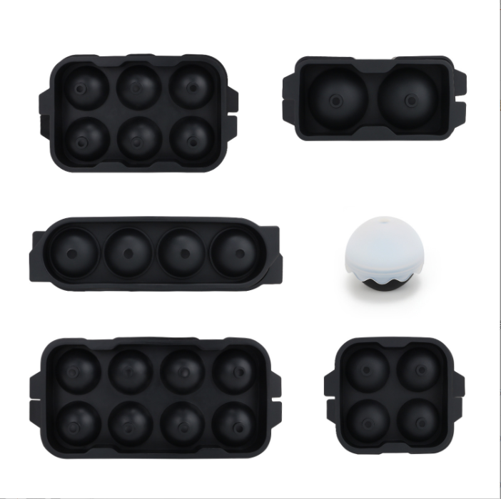 Stocked Silicone Round Ice Cube Ball Drinking Wine Tray Bar Ice ball Maker Mold Sphere Mold for Party Festival