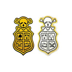 Brooches Adhesive Embroidered Patches Iron - On Backing Customized Shape