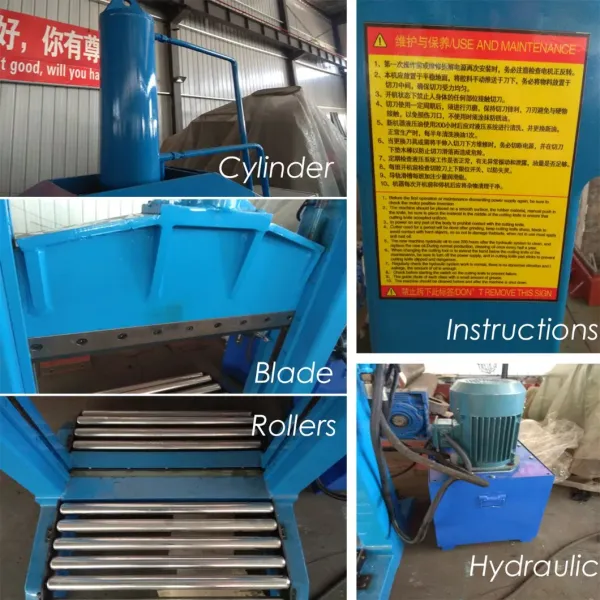 Rubber Block Cutter operational view