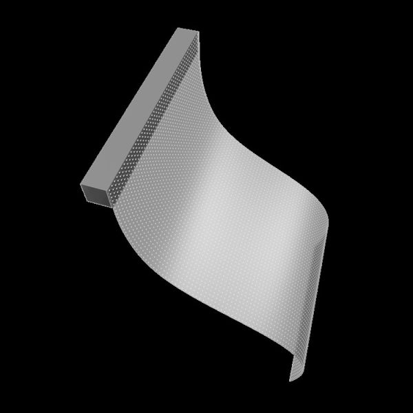 Indoor Lighting LED Transparent Film Screen Ultra Thin Flexible DC5V P10