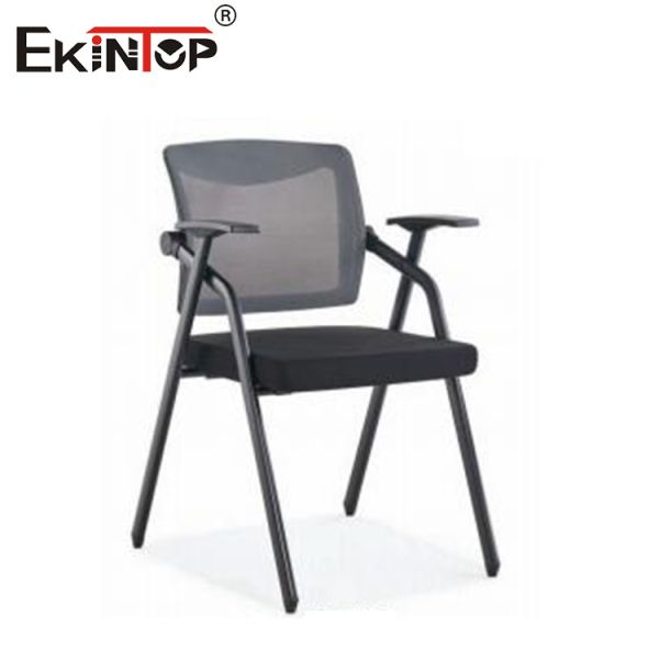 Buy Foldable Training Chair In Black With Mesh Material Modern Style at wholesale prices