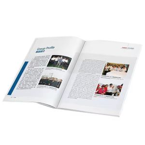 Customizable Glossy Paper Catalogue Brochures with Full Color Printing and