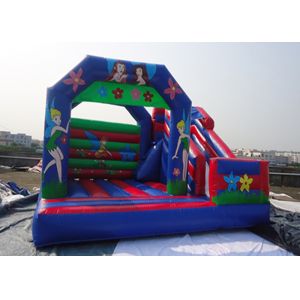 Castle Type Inflatable Princess Castle With Slide / Inflatable Jumping Castle