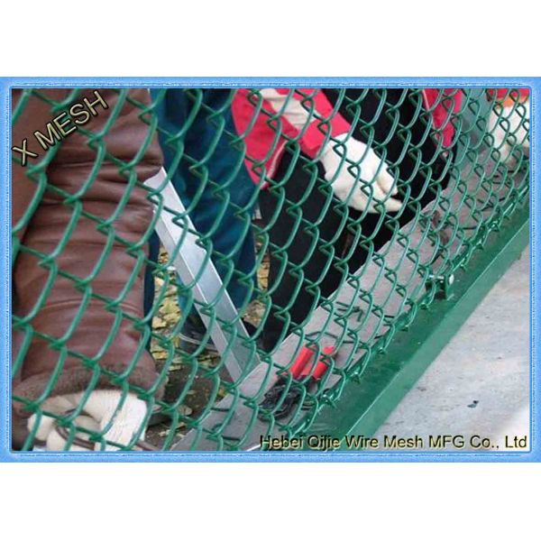 pvc coated chain link fence for scholl