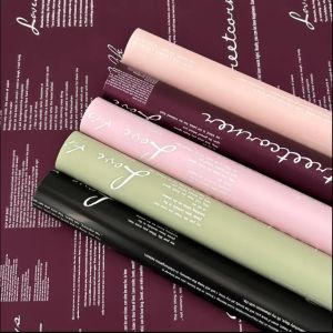 Customized Color Opaque Flower Wrapping Paper for Waterproof Gift Packaging