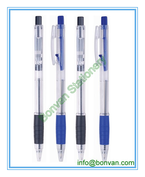 Buy simple click school ballpoint pen, grip school pen at wholesale prices