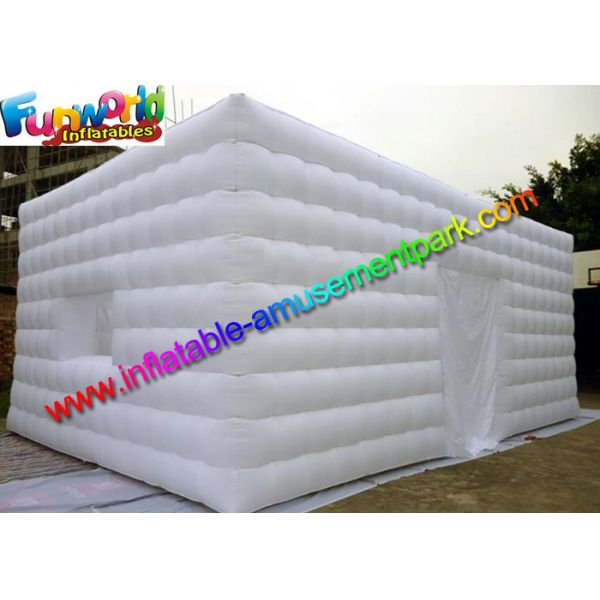 White Lightweight Commercial Air Inflatable Tent / Advertising Event Marquee