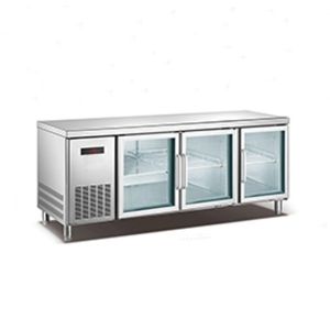 Direct Cooling Stainless Steel Freezers Refrigeration Facilities 1380L
