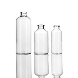 50R Neutral Borosilicate Clear Amber Tubular Glass Vial