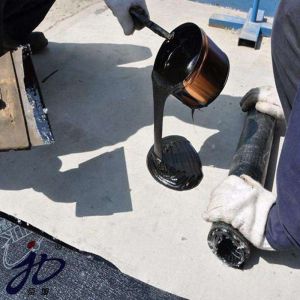 Non Curing Rubberized Asphalt Waterproofing Coating Good Adhesion Performance