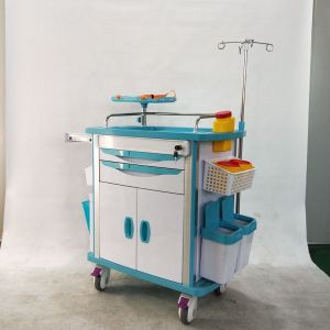 Durable Crash Cart Emergency Medical Equipment Trolley Equipment 520MM