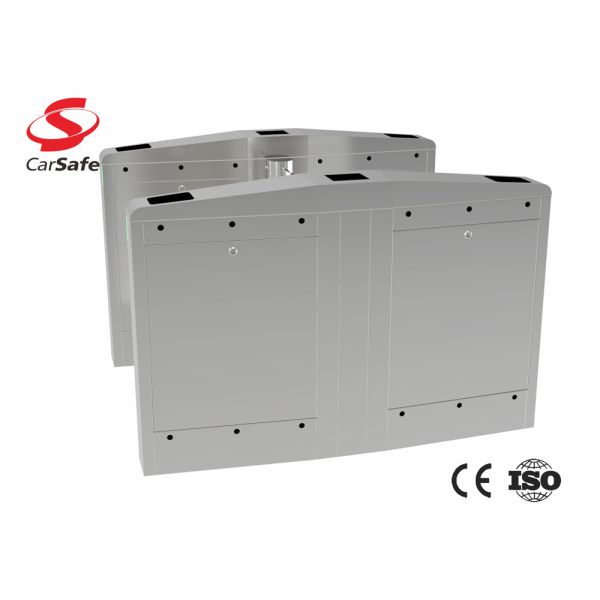 Buy Indoor Or Outdoor Pedestrian Swing Gate Tempered Glass Automatic Turnstile Gate at wholesale prices