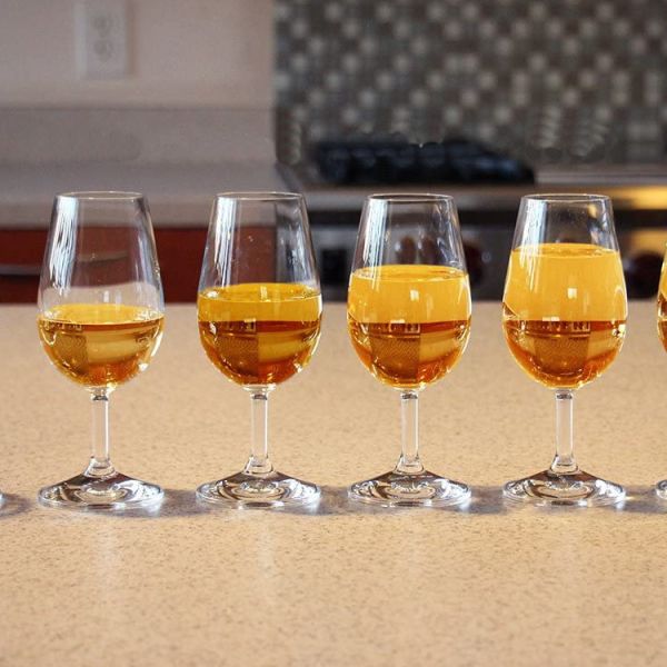 BOHEMIA Tasting Reusable Plastic Wine Glasses 220cc Food Grade Tritan ISO Standard