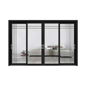 China Customizable Aluminium Sliding Door with Aluminum Alloy/Glass on sale