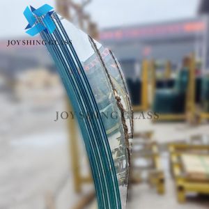 Customized Curved Ultra Clear Tempered Laminated Glass For Aquariums