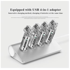 USB rechargeable lithium battery, Reusable recycling, saving more