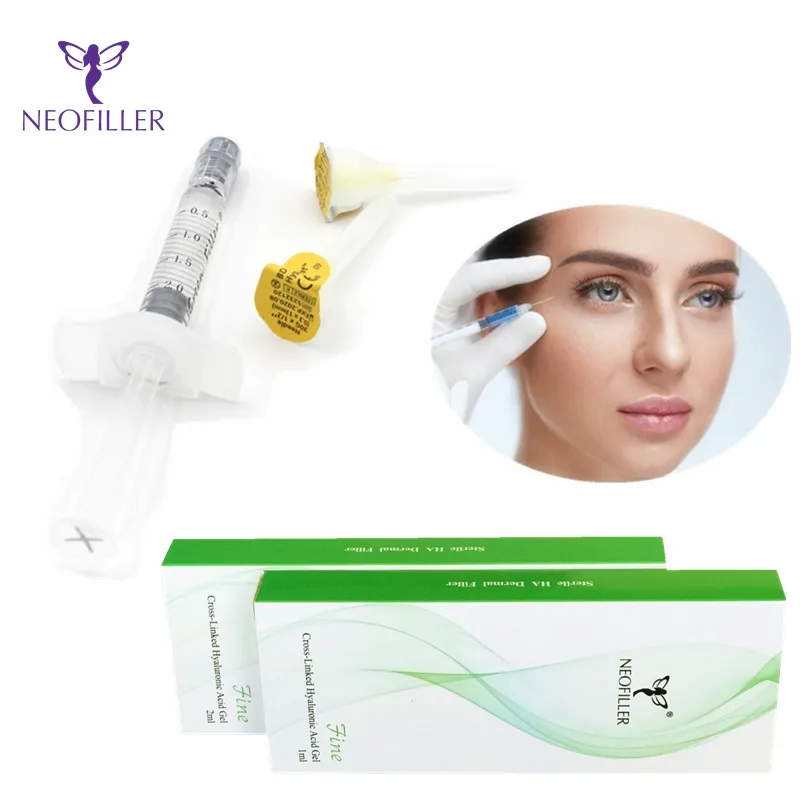 Cross Linking Hyaluronic Acid Dermal Filler Wrinkle Reducer Injections