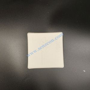 The lid of the environmentally friendly pulp molded box with embossing.