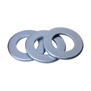 China Fastener connector ，DIN9021 precision shim washers,Blue-white galvanizing on sale