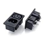 Ac Power Socket IEC Connector Female Ac Power Socket
