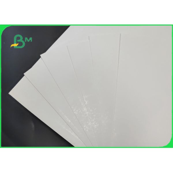 1.0MM 1.2MM 1.5MM White Card Board / Ivory Paper 400GSM One Side Glosssy