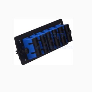 Custom Made Fiber Optic Patch Panel 3 LGX Adapter Plates For Rack Mount Patch