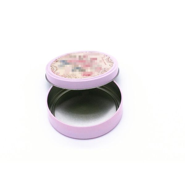 75oz Custom Empty Candle Tin Cans With Embossing On The Lid