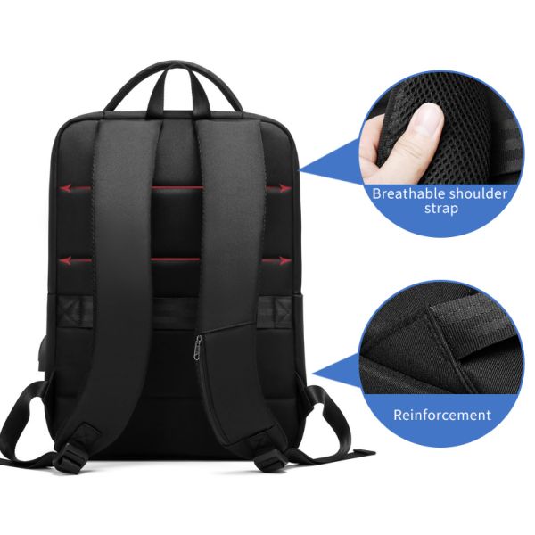 Factory hot sell travel custom logo waterproof backpack business man bag laptop backpacks