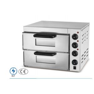 Commercial Grade Stainless Steel Pizza Oven for Precise Baking at 220V-240V