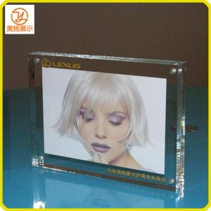 Quality customize transparent acrylic magnetic photo frame for sale