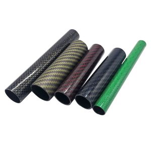 100% 3K Carbon Fiber Round Tubings High Modulus Lightweight