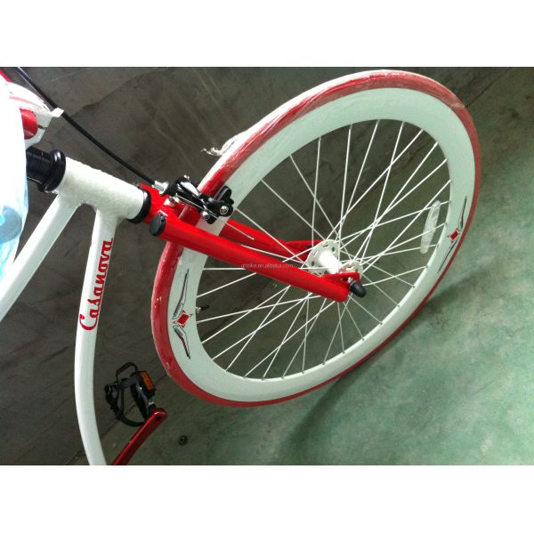 Customized CE Hi-Ten Steel Frame 700C Single Speed Fixed Gear Bike for Boys