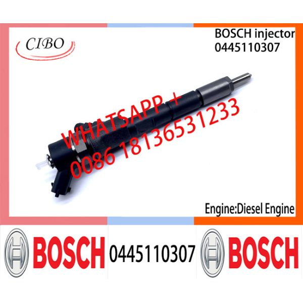 BOSCH injetor 0445110307 6271-11-3100 Common fuel Injector 0445110307 6271-11-3100 for KOMATSU
