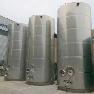CE One Side Mounted Agitator Stainless Steel Cylinder Tank For Milk Collection