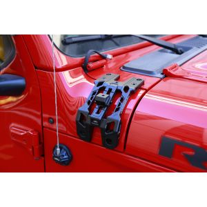 Jeep JL Black Jeep Aluminum Alloy LED Driving Light Bracket A Pillar Mounting