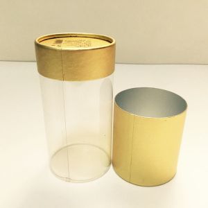 Cosmetic Recyclable 90mm Diameter Clear PVC Tube Packaging
