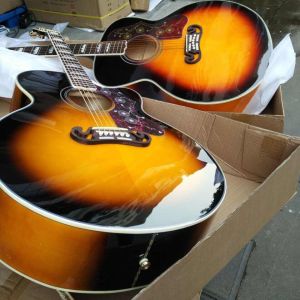 Sunset J200 classic acoustic guitar,Top quality J200vs electric acoustic guitar