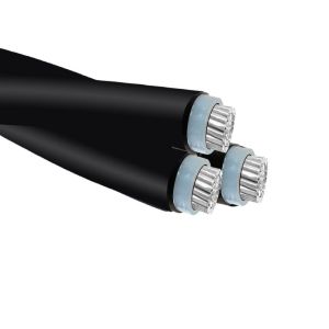 PVC Type ST5 18 AWG Sheath Electrical Aerial Bunch Cables With 0.015 Jacket