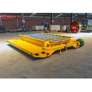 Heavy Load AC Motor Roller Transfer Trolley With Track