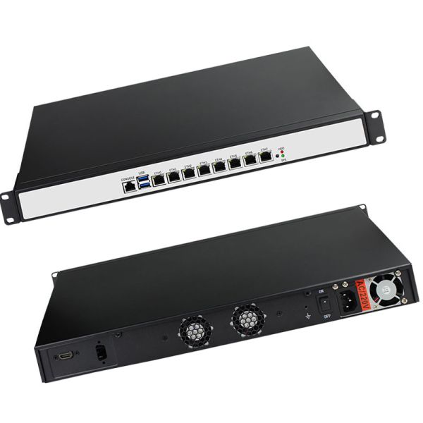 Buy 8 Gigabit LAN H170 support 9th I3 I5 I7 Industrial computer firewall PC appliance soft router at wholesale prices