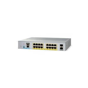 16 Port GigE 2 x 1G SFP LAN Lite Network Access Switches WS-C2960L-16TS-LL for